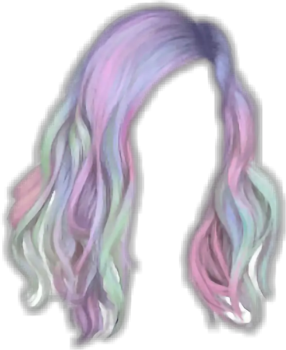 Hair Hairstyle Unicorn Unicornhair Unicorn Hair Png Full Transparent Rainbow Hair Png Hair Transparent Background