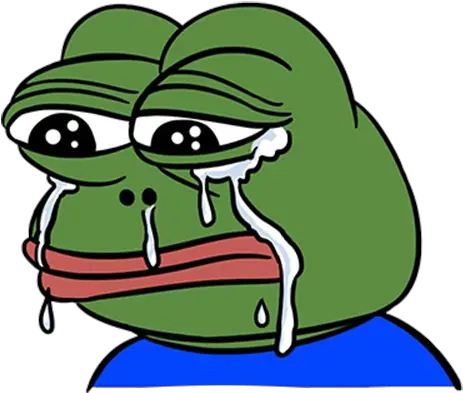 Download Pepe Sad Crying Png Pepe Cry Png Pepe Transparent Background