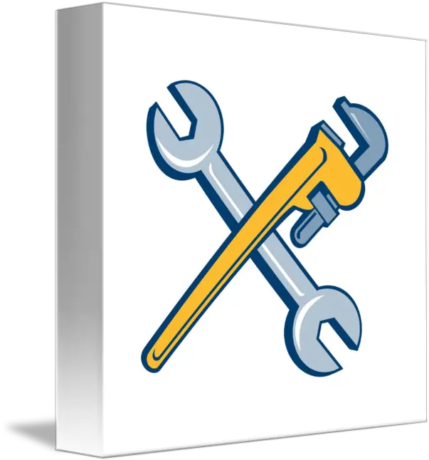 Download Engine Clipart Crossed Wrench Pipe Wrench Crossed Wrench Cartoon Small Png Pipe Wrench Png