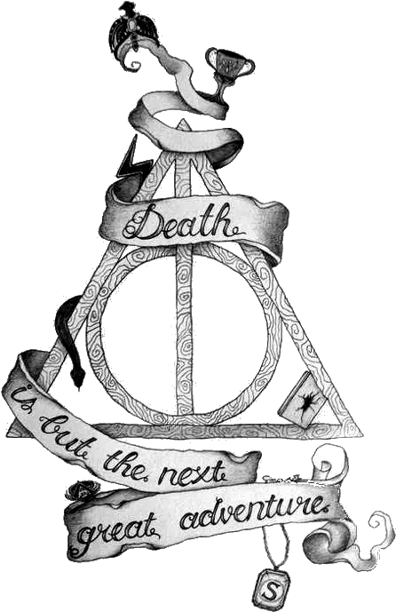 Download And Tattoo Wizarding Mermelade Draw 3d Deathly Hallows Symbol Png Deathly Hallows Png