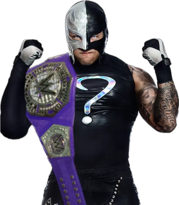 Rey Mysterio Question Mark Transparent Rey Mysterio Wwe Wh Championship Png Rey Mysterio Png