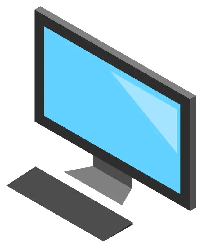 Computer Monitor Screen Free Vector Graphic On Pixabay Computer Cartoon Transparent Background Png Computer Monitor Png png