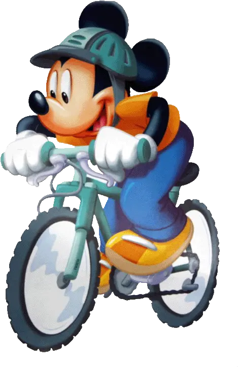 Mickey Bike 2 Mouse Pictures Mickey Mouse Bicycle Png Bike Transparent