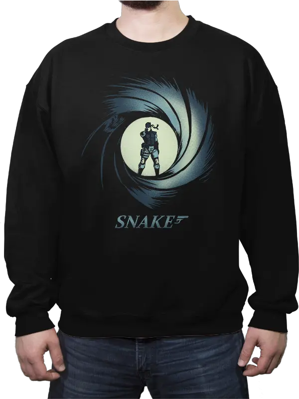 Solid Snake Fashion Round Neck Sweat Shirt Png Solid Snake Transparent