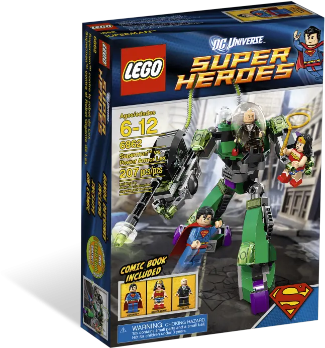 Lex Lego Lex Luthor Mech Superman Png Lex Luthor Png