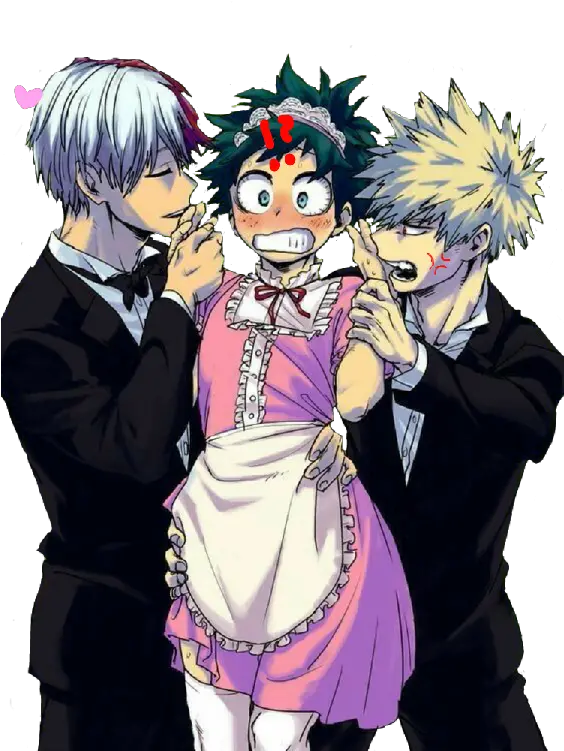 Deku X Todoroki Bakugou Katsukimidoriya Izuku 2020 0217 My Hero Academia Ships Png Midoriya Png