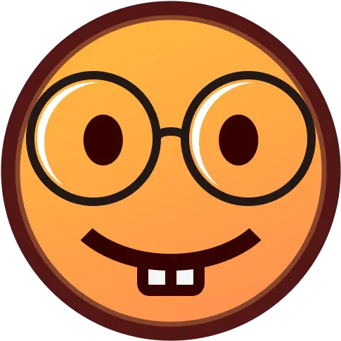 Nerd Face Id 12235 Emojicouk Smiley Face Nerd Png Face Id Icon