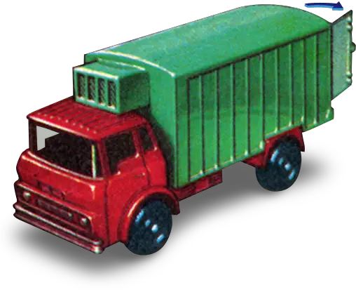 Refrigeration Truck With Open Door Icon 1960s Matchbox Camion Png Open Door Png