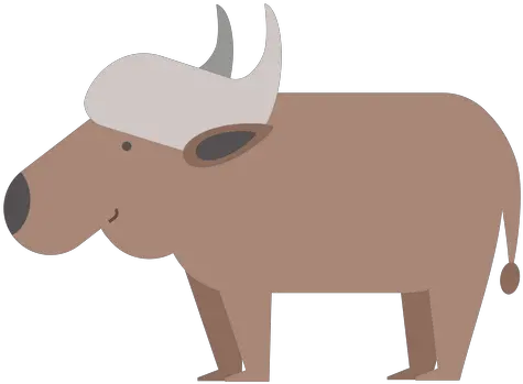Transparent Png Svg Vector File Illustration Water Buffalo Vector Buffalo Png