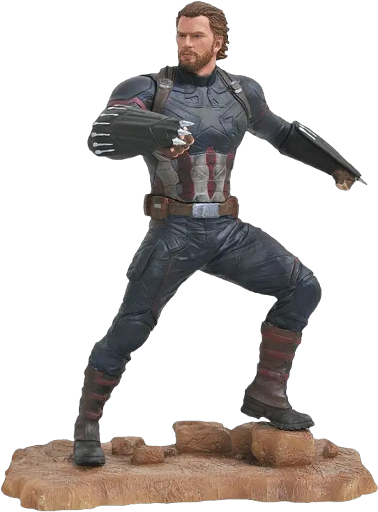 Avengers 3 Infinity War Captain America Marvel Gallery 9 Diamond Select Captain America Infinity War Png Captain America Infinity War Png