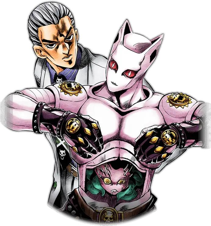 Toonami Mayjun19 Locked Up For The Crime Of Being Too Kira And Killer Queen Jojo Png Killer Queen Png