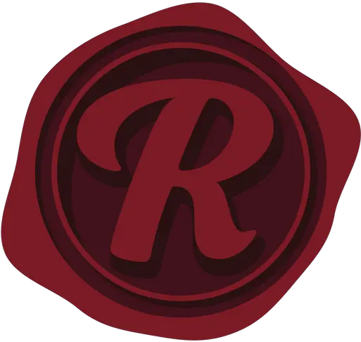 Wax Seal Letter R Icon Of Flat Style Available In Svg Png Language Letter R Png