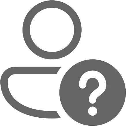 Person Question Mark Regular Free Icon Of Fluent Line 20px Png Image