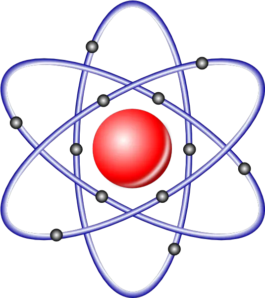 Atom Clipart Clipart Suggest Electrons Clipart Png Atom Icon Vector