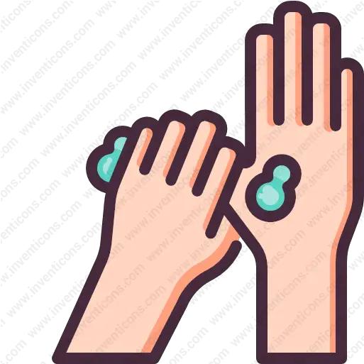 Download Washing Hand Vector Icon Inventicons Sign Language Png Foam Finger Icon