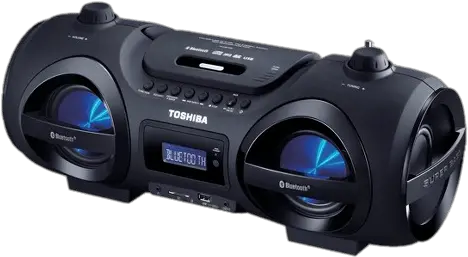 Toshiba Wireless Boombox Transparent Toshiba Bluetooth Speaker Png Boombox Png