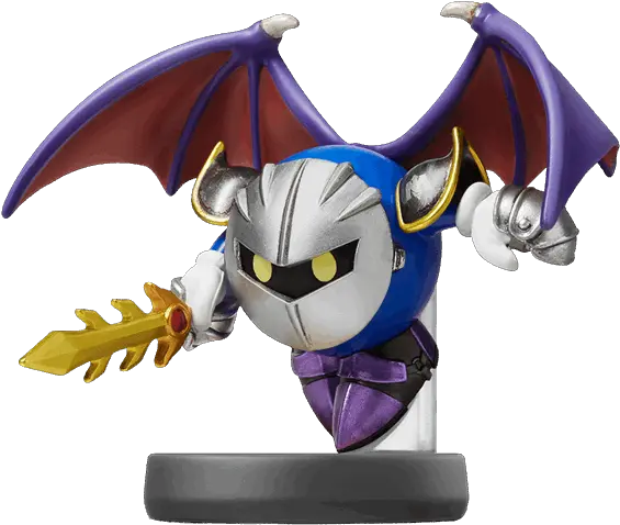 Nintendo Amiibo Smash Bros Meta Knight Amiibo Smash Png Meta Knight Png