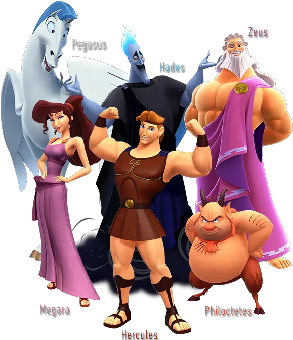 Characterspng Ingame Assets U0026 Renders Kh13 For Kingdom Hearts 3 Hercules Characters Kingdom Hearts Png