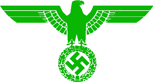 Green Nazi America Nazi Eagle Png Nazi Flag Png