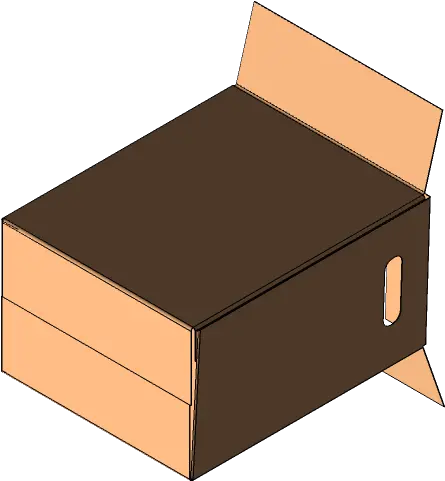 Cardboard Box 3d Cad Model Library Grabcad Lumber Png Cardboard Box Transparent