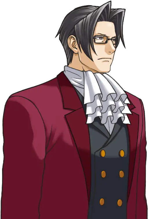 Commits Horny Jail Commitsj Twitter Miles Edgeworth Shaking Head Png Miles Edgeworth Icon