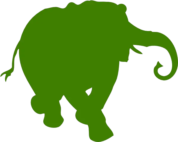 Silhouette Green Clip Art Elephant Silhouette Png Elephant Silhouette Png