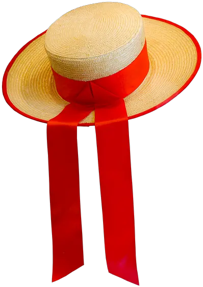 Hat Straw Isolated Gondolier Hat Png Straw Hat Png