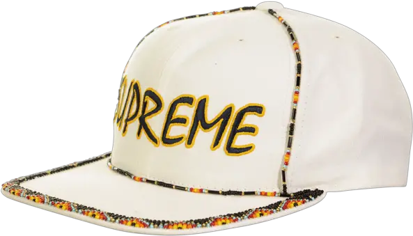 Supreme Beaded 6 Panel Snapback For Baseball Png Supreme Hat Png