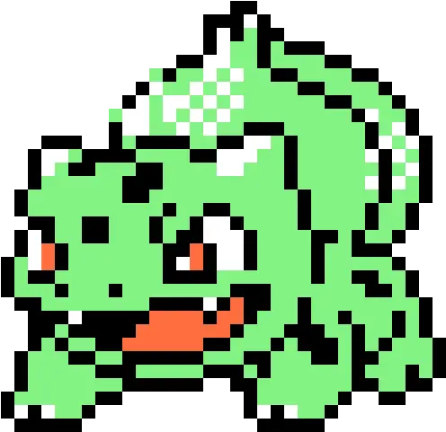 Pikachu Sprite Png Pikachu Bulbasaur Pixel Art Green Make Pokémon In Minecraft Bulbasaur Transparent