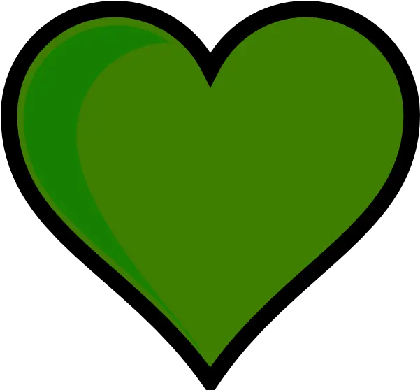 Download Green Heart Clip Art Transparent Background Heart Black And Red Heart Png Heart With Transparent Background png