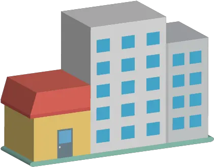 Free Building Apartments Color Vector Icon Horizontal Png Icon Apartments