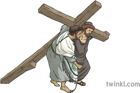 Jesus Carrying Cross 1 Illustration Carry Cross With Jesus Png Jesus On Cross Png