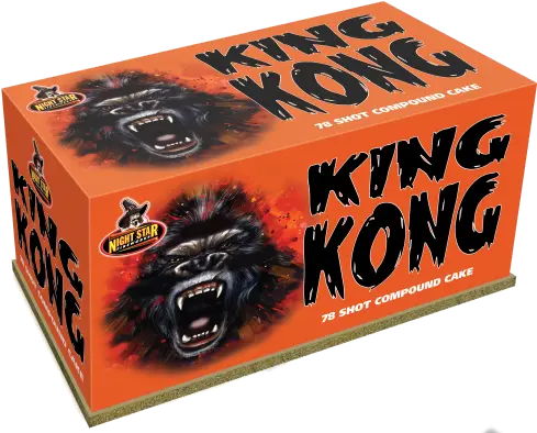 Night Star Fireworks King Kong 78 Shot King Kong Firework Png King Kong Transparent