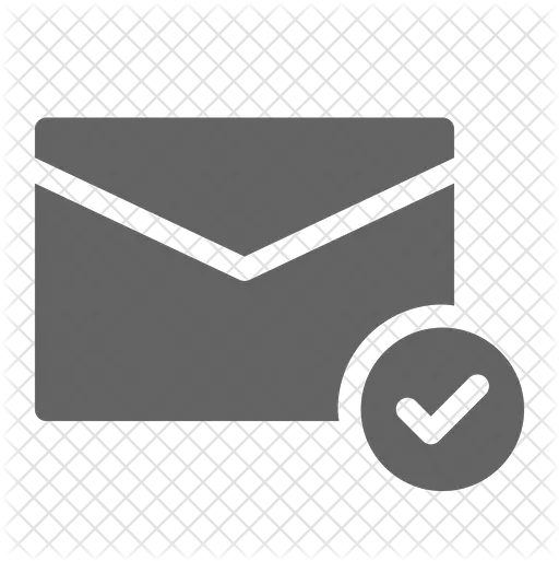 Free Verify Email Icon Of Glyph Style Verify Email Icon Png Email Icon Grey