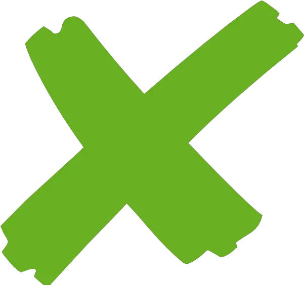 X Mark Png Image Green X Marks The Spot X Mark Png