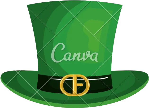 Irish Elf Hat Isolated Icon Icons By Canva Emblem Png Elf Hat Transparent