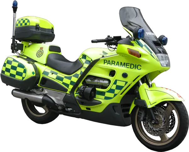 Honda Paramedic Motorcycle Image Free Png Images Paramedic Motor Cycle Ambulance Transparent