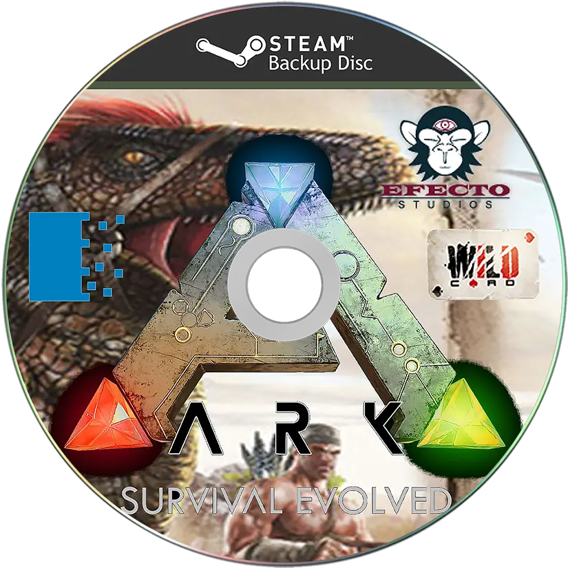 Ark Survival Evolved Details Launchbox Games Database Label Png Ark Survival Evolved Logo