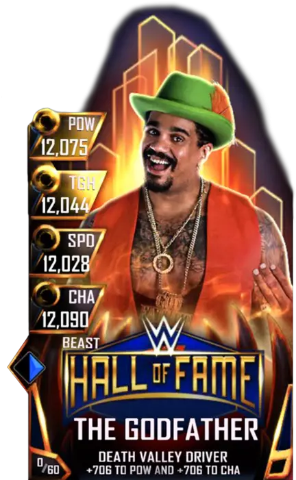 The Godfather Wwe Supercard Season 4 Debut Wwe Wwe Hall Of Fame Png Godfather Png