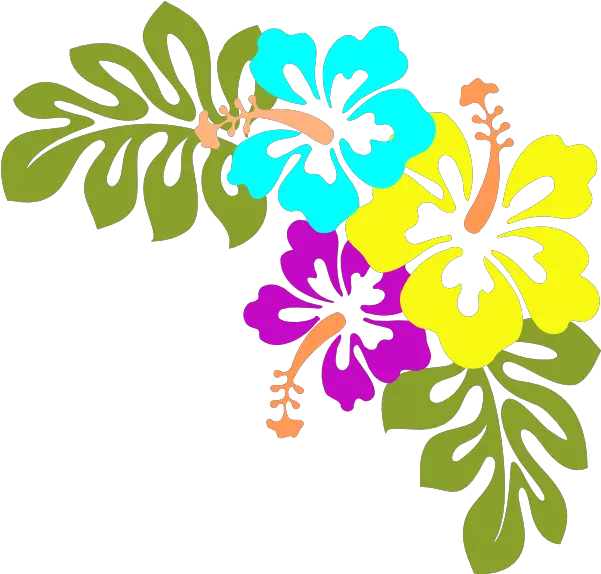 Hawaiian Flowers Png 2 Image Hibiscus Clip Art Hawaiian Flowers Png