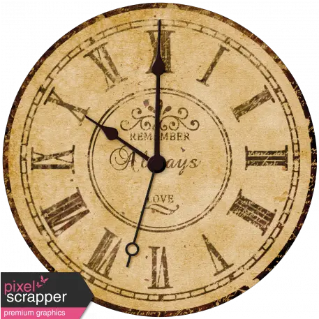 Vintage November Blogtrain Clock Face Graphic By Sheila Solid Png Clock Face Transparent