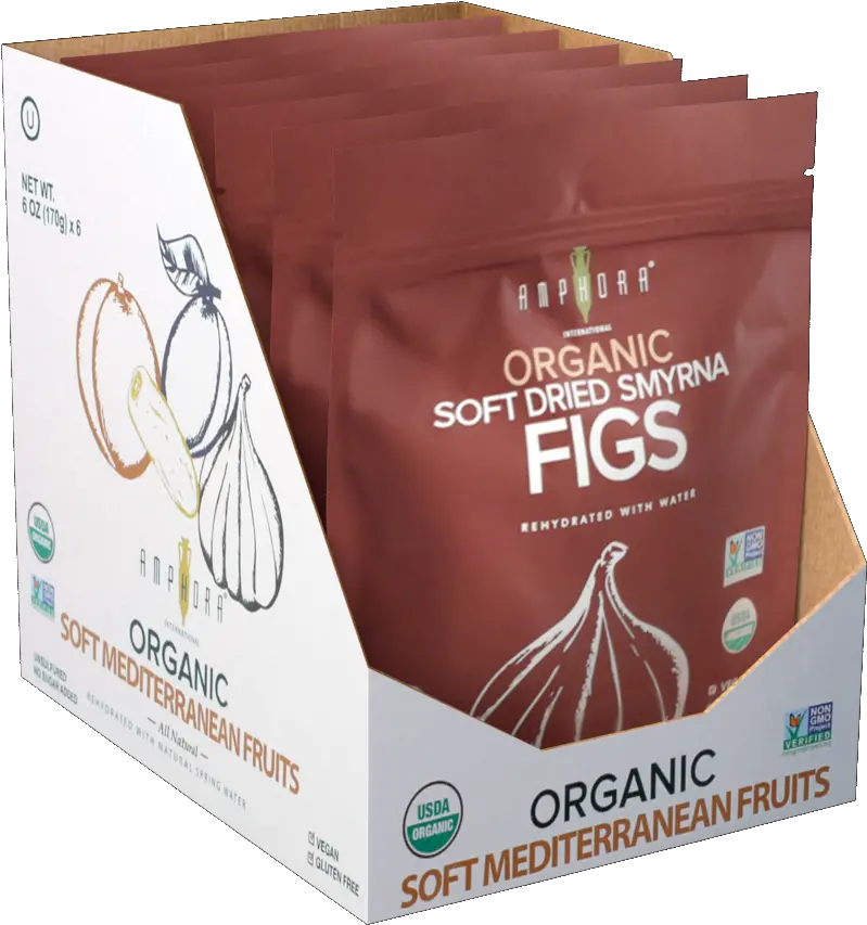 Amphora International Inc Organic Soft Dried Smyrna Figs Cardboard Packaging Png Fig Png