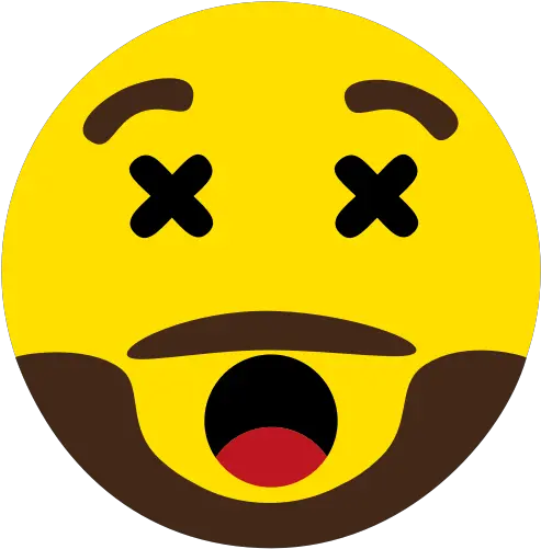 Beard Dead Emoji Face Icon Dead Emojis Png Dead Emoji Png