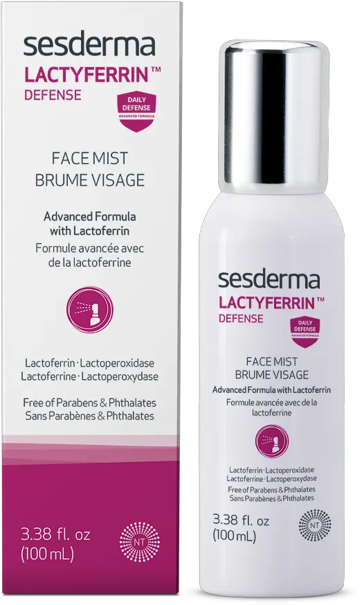 Lactyferrin Defense Face Mist 338 Fl Oz Sesderma Lotion Png Sans Face Png