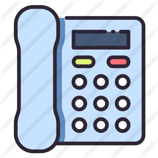 Telephone Free Communications Icons Calculator Png Telephone Icon Blue