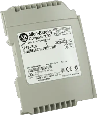 Download Compactlogix End Cap Terminator Left Allen 1769 Ecl Png Allen Bradley Logo