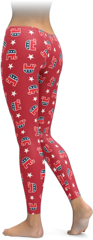 Republican Elephant Leggings U2013 Brave New Look Trump Leggings Png Republican Elephant Png