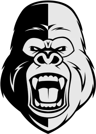 Angry Gorilla Png Clipart Free Download Angry Gorilla Face Clipart Gorilla Cartoon Png