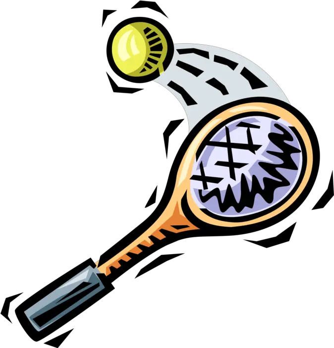 Tennis Racket And Ball Vector Image Paddle Tennis Png Tennis Racket Icon