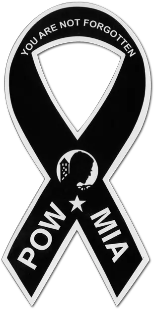 Pow Pow Mia Ribbon Png Pow Mia Logo